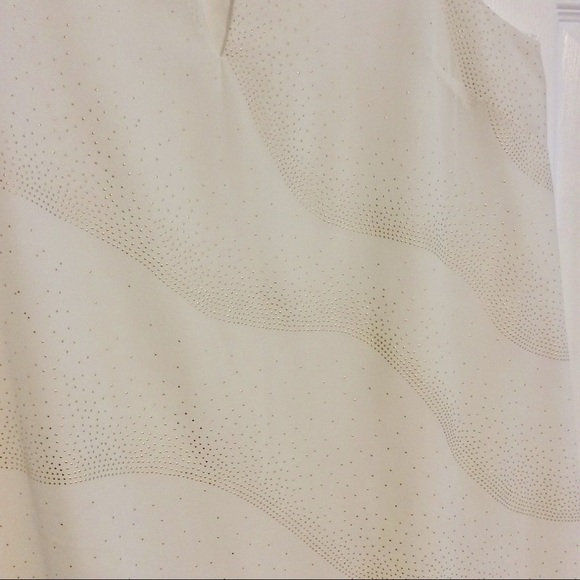 BCBG Whisper White/Golden Dress sz L - Picture 5 of 14